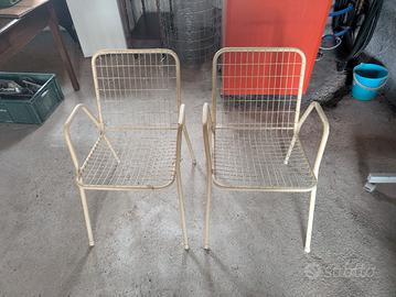 sedie da giardino vintage 