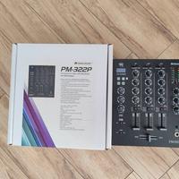 mixer 3 canali Omnitronic PM322P USB Bluetooth 