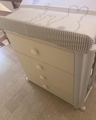 Settimino neonato con vaschetta per bagnetto