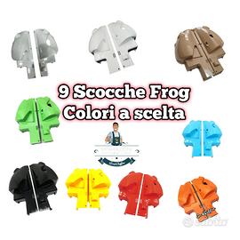 9 (Nove) Scocche Frog (dx e sx). Colori a scelta
