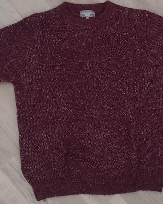 Maglione amaranto invernale