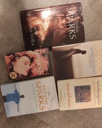 5 libri nicholas Sparks - vari titoli