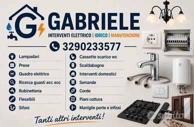 elettricista idraulico manutentore 