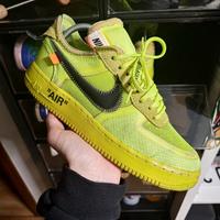 Nike x Off White air force 1 "Volt" 
