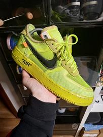 Nike x Off White air force 1 "Volt" 