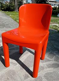 Sedia vintage space age Longato