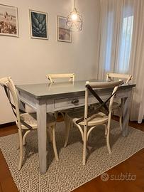 Tavolo Maison du Monde + 4 sedie