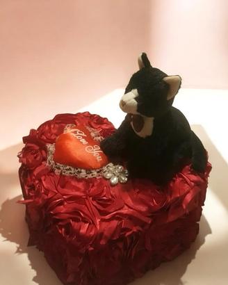 scatola Cuore San Valentino idea colazione 