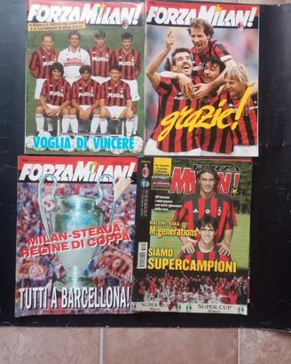 riviste Forza Milan 6 riviste  Forza. Milan