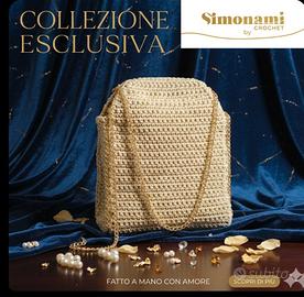  Borsa Mini Falabella In Cordino All'uncinetto