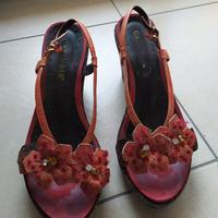 Sandali zeppa CAFÈ NOIR 