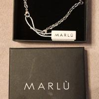 Bracciale  nuovo unisex, argento e lapislazzuli