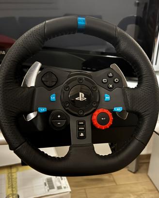 Volante logitech compatibile con ps3 ps4 e ps5