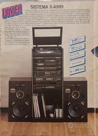 Pioneer X-A999 - Sistema Hi-Fi Vintage Completo