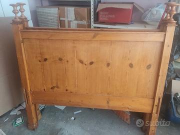 testata in legno letto