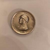 Moneta centenario nascita Mussolini