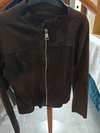 giacca finta pelle taglia S