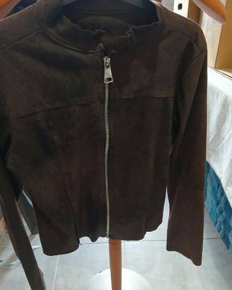 giacca finta pelle taglia S