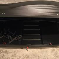 Baule da tetto per auto Reef 580+ Barre porta pacc