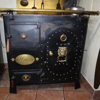 CUCINA ECONOMICA A LEGNA ARTIGIANALE CON FORNO