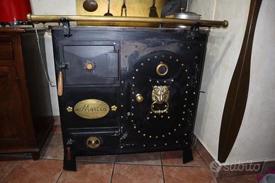 CUCINA ECONOMICA A LEGNA ARTIGIANALE CON FORNO