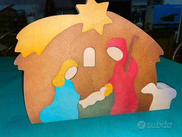 Presepe in legno