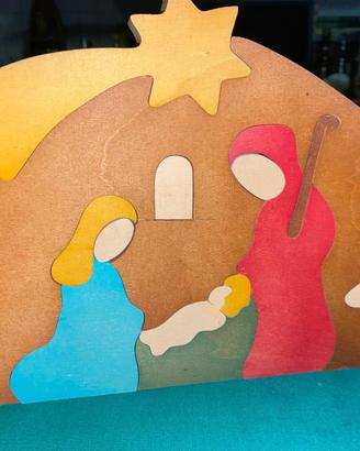 Presepe in legno