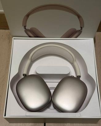 Airpods Pro Max cuffie wireless color bianco crema