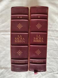 La Sacra Bibbia Garzanti 1964 Rembrandt 2 volumi