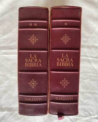 La Sacra Bibbia Garzanti 1964 Rembrandt 2 volumi