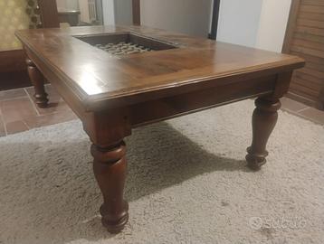 TAVOLINO SALOTTO IN LEGNO MASSELLO