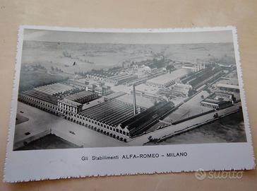 Cartolina Storica ALFA-ROMEO (Stabilimenti Portell