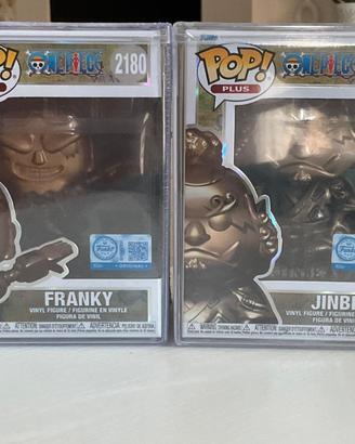 Funko pop one piece Jinbe #2216 e Brook #2215 bron