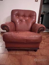 Poltrone in pelle vintage