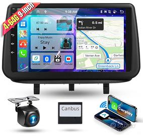 4G&64G 8 Core Podofo 9''Autoradio Carplay Android