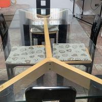 tavolo rettangolare cristallo 