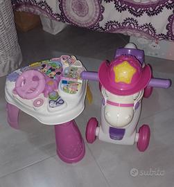 Pony cavallo a dondolo più tavolino Chicco