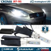 Kit Luci LED per Fiat CROMA 07-10 Anabbaglianti H1