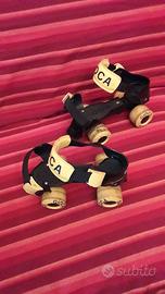Pattini a rotelle vintage bimbi regolabili