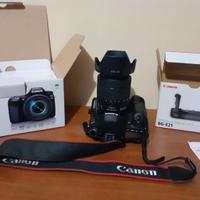 Canon EOS 80D + 18-135 + battery pack