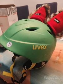 Casco da Sci Bambino UVEX Verde (Taglia 48-52 cm)