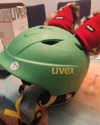 Casco da Sci Bambino UVEX Verde (Taglia 48-52 cm)