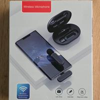 ZWOOS Microfono Lavalier, Mini Microfono Wireless 