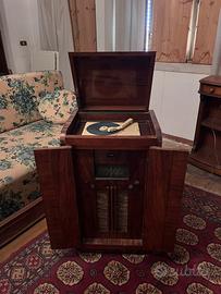 Mobile Radio-giradischi vintage  art decò