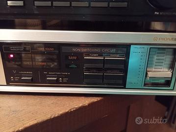 Amplificatore Pioneer,Tuner Sony, Deck Technics 