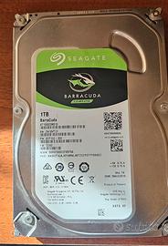 Hardisk SEAGATE Barracuda  da 1TB.
