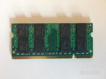 Ram 2gb DDR2-667 per netbook e laptop