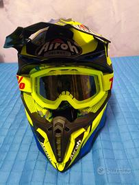 Casco Moto  Airoh TWGR17 Twist Great Yellow Gloss
