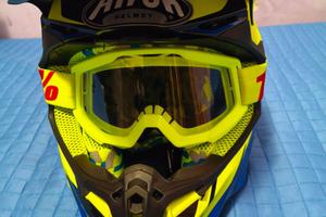 Casco Moto  Airoh TWGR17 Twist Great Yellow Gloss