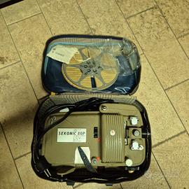 proiettore vintage 8mm sekonic 80p con film disney